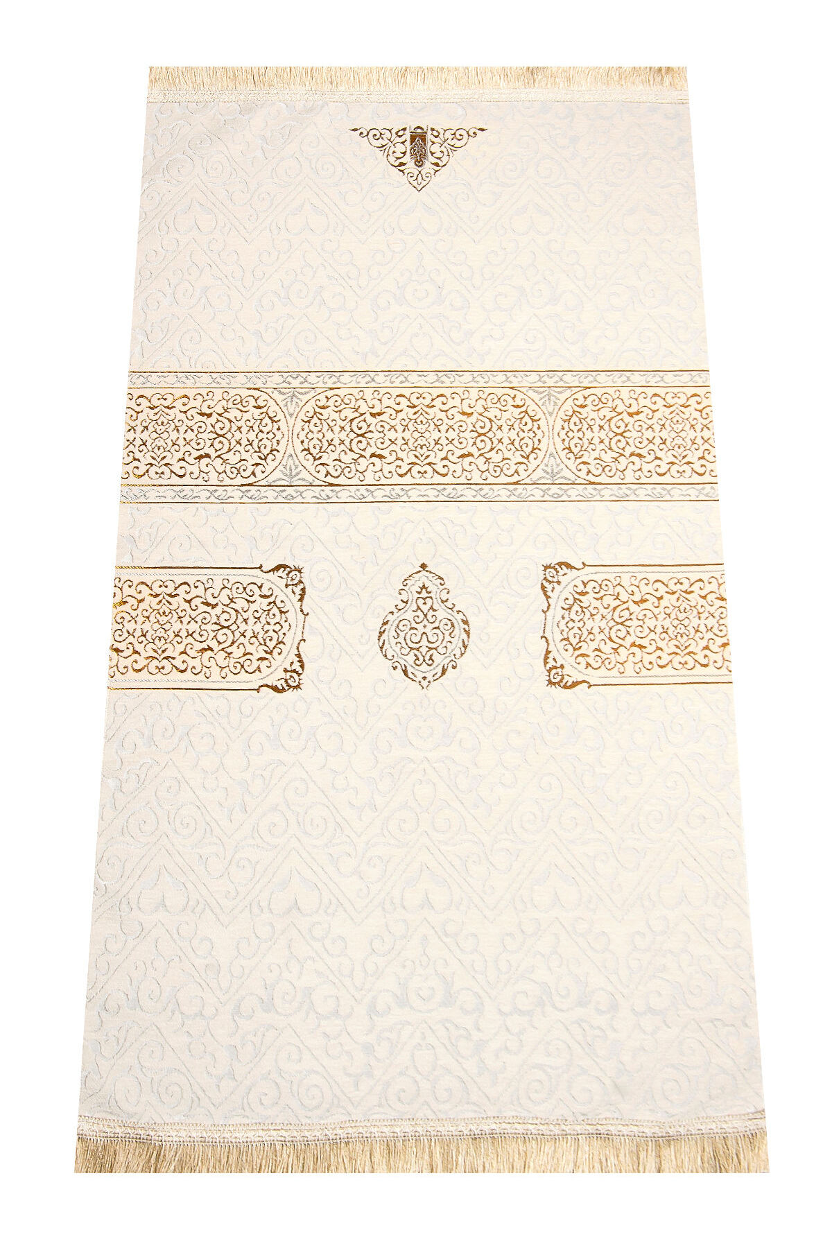 Ultra Luxury Kaaba Cover Cream Prayer Sheet 10