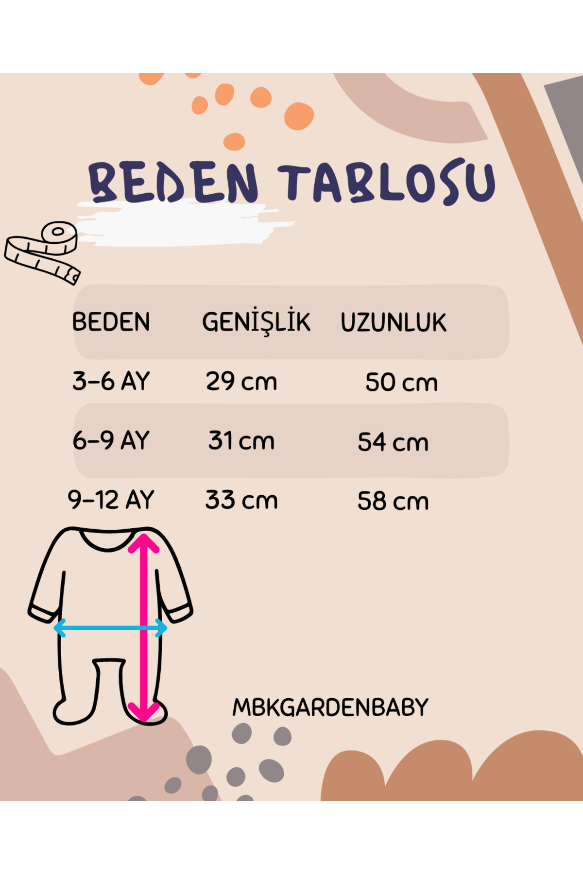 MBK GARDEN Şık Bebek Tulum – Denizci Yaka Ayıcıklı, Geniş Kalıp – MBK GARDEN 3-12 Ay fotoğrafı 4 (önizleme)