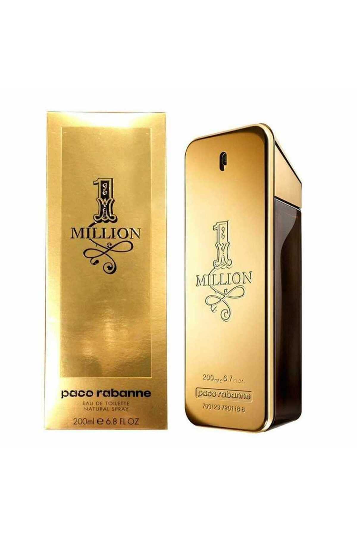 【新品】Paco Rabanne 1 Million Parfum 200ml Paco Rabanne 1 Million Edt 200 ml Erkek Parfümü 3349668566372