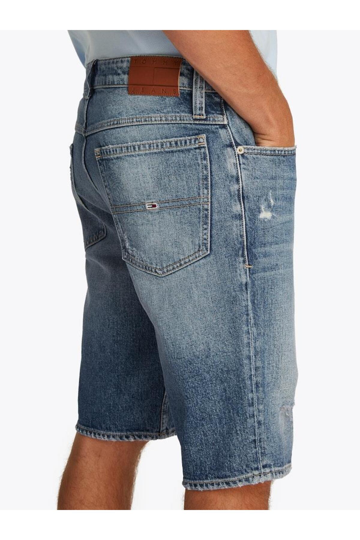 شورت و شلوارک مردانه راسته فاق نرمال | تامی هیلفیگر Tommy Hilfiger DM0DM213311A5 - تصویر 7