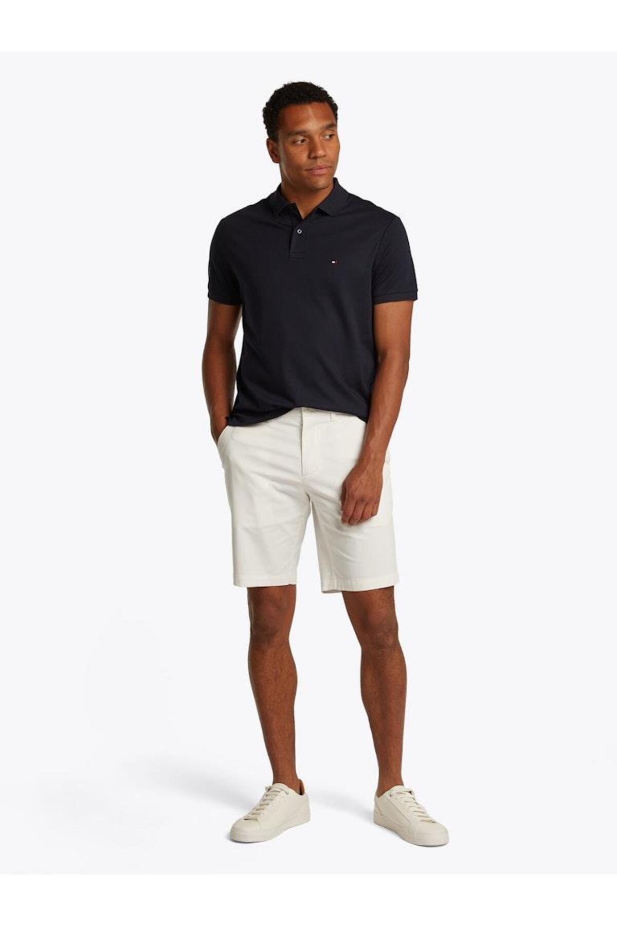 شورت و شلوارک مردانه راسته فاق نرمال | تامی هیلفیگر Tommy Hilfiger MW0MW23568YA8 - تصویر 7