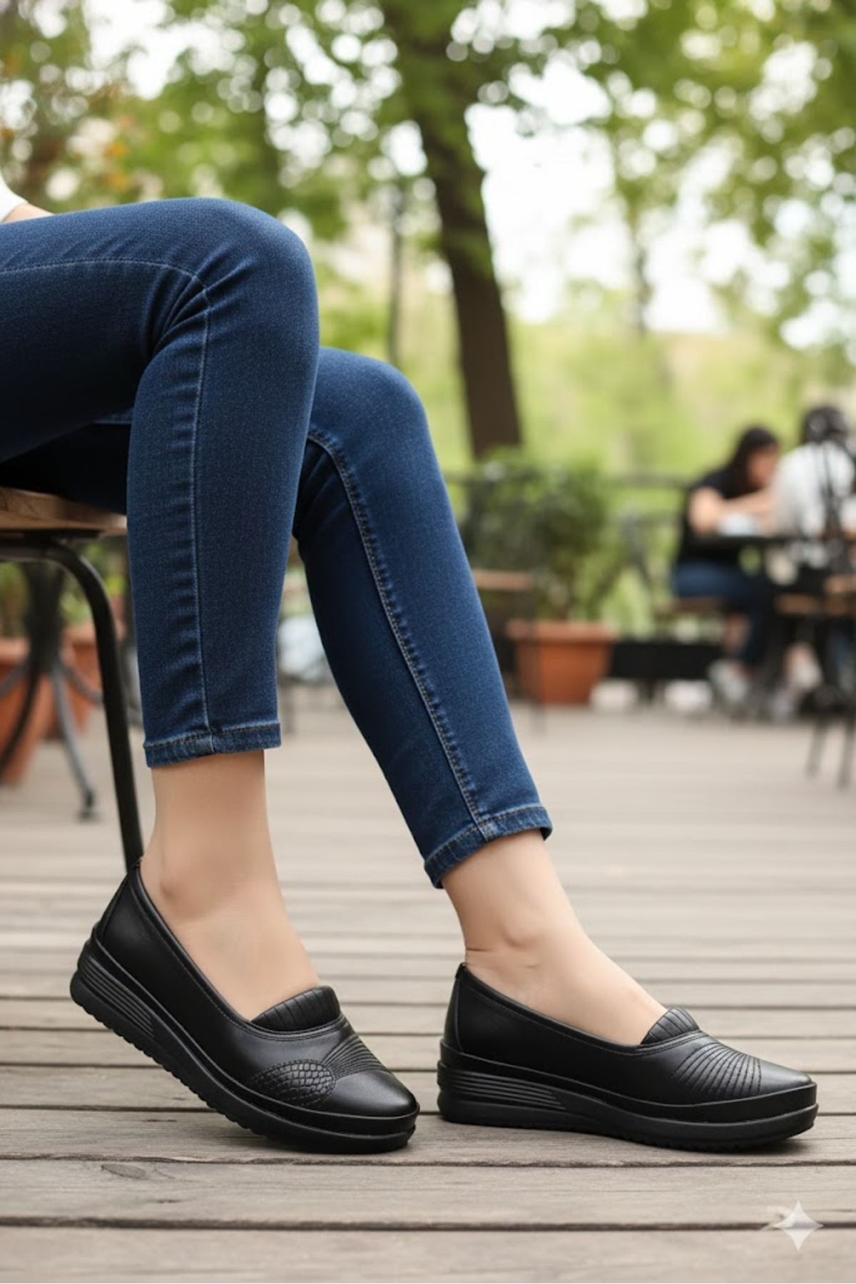 fort  Gezal 1242 0195 Ortopedik Anne Ayakkabı Günlük Kadın Ayakkabı - Görsel 4