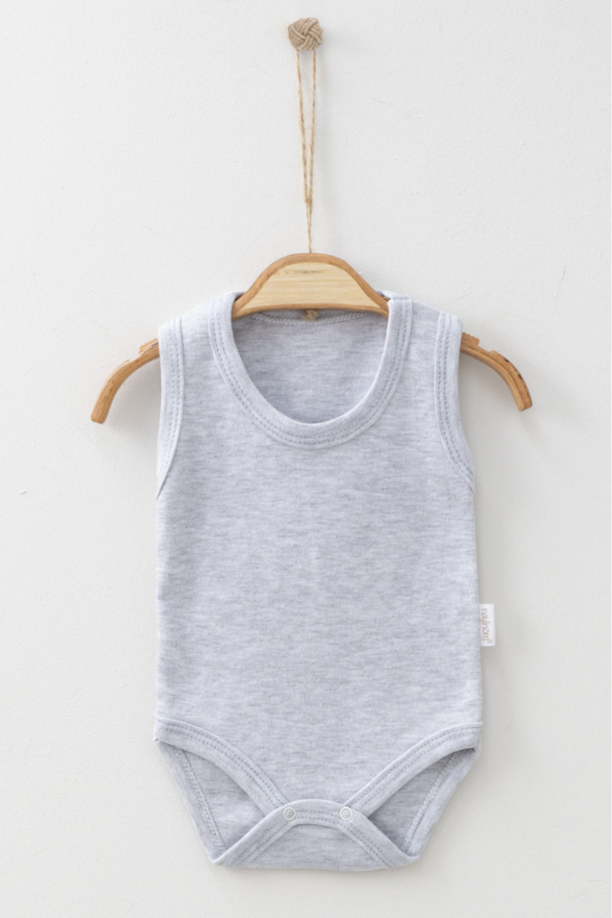 Bamoola %100 Organik Pamuklu Düz Erkek 3'lü Atlet Body Zıbın - Askılı - Çıtçıtlı (Beyaz - Mavi - Sarı) fotoğrafı 4 (önizleme)