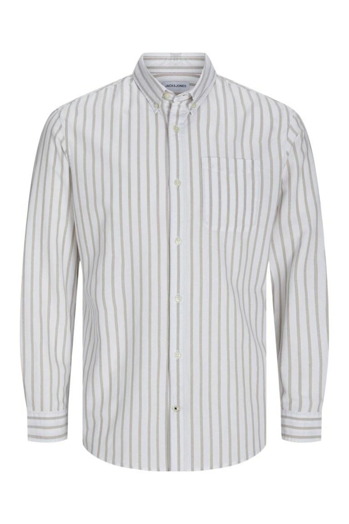 پیراهن مردانه راسته آستین استاندارد | جک اند جونز Jack & Jones 12182486 - تصویر 5