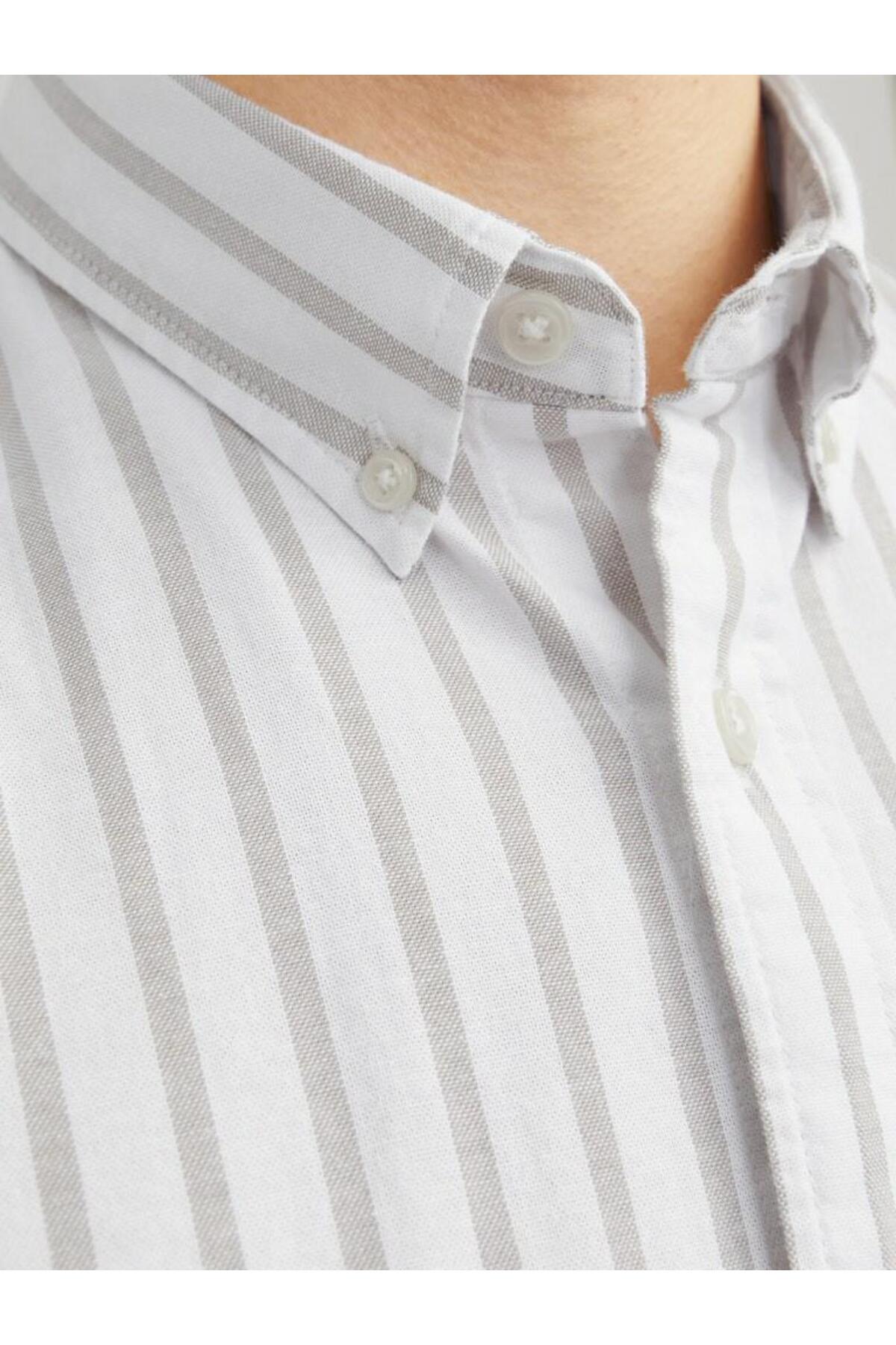 پیراهن مردانه راسته آستین استاندارد | جک اند جونز Jack & Jones 12182486 - تصویر 6