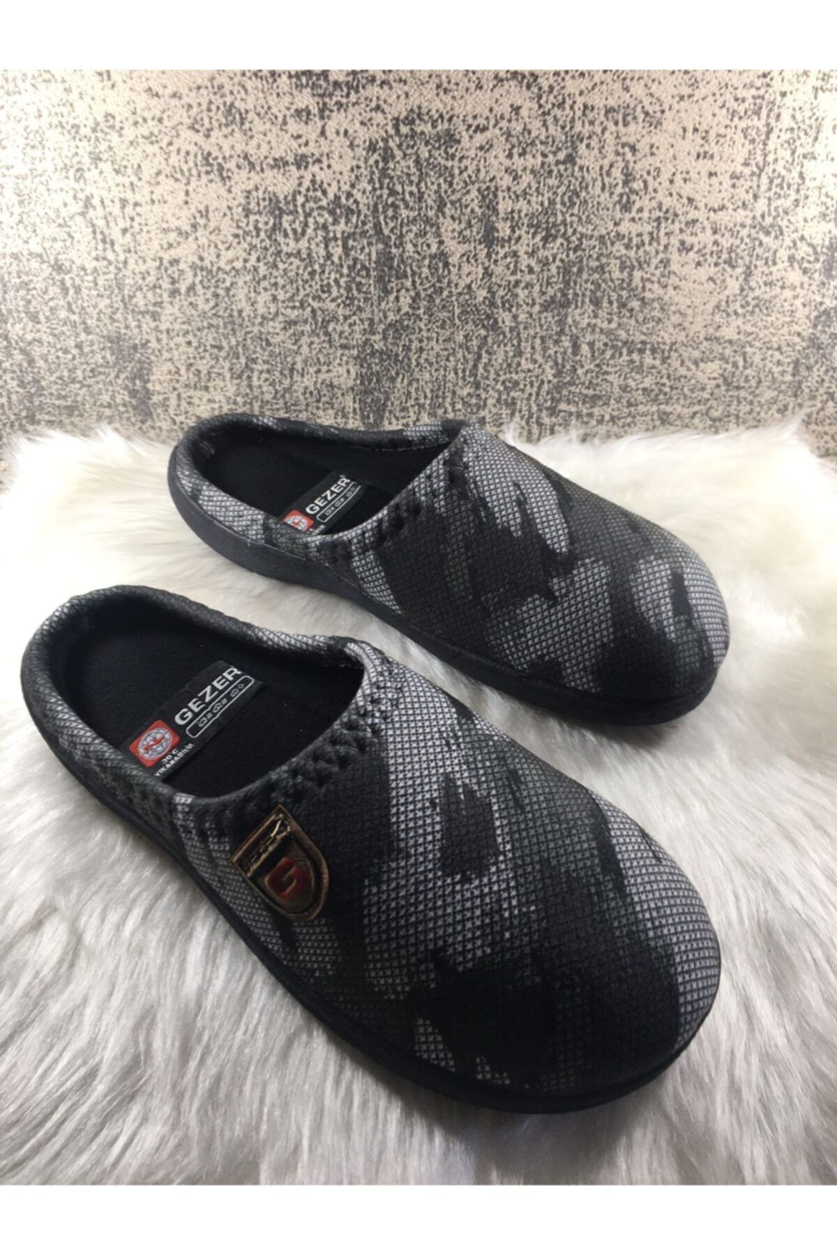 Gezer  Kışlık Erkek Ev Terlik - Görsel 2