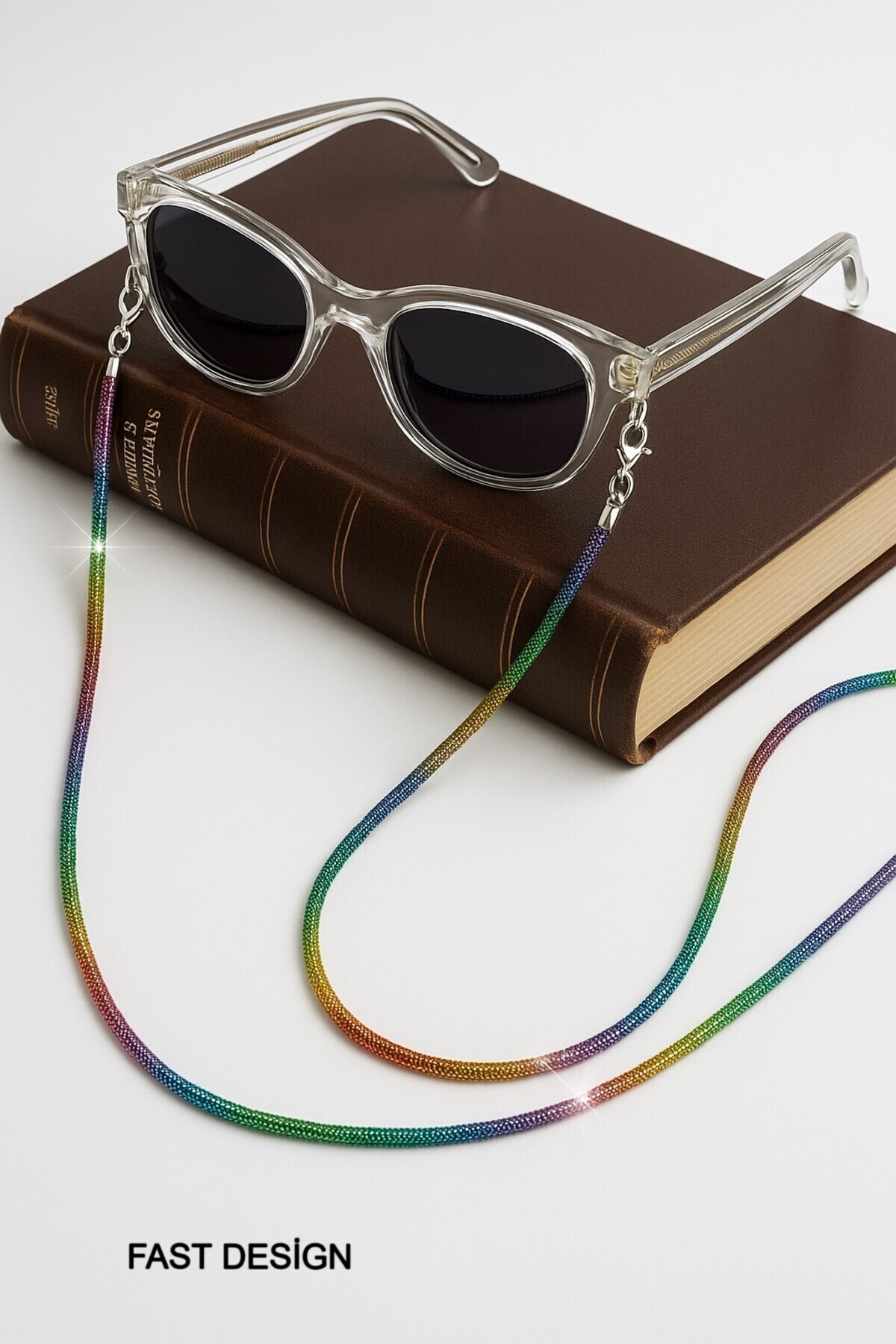 rangmobil Ebruli Taşlı Parlak Gözlük ipi