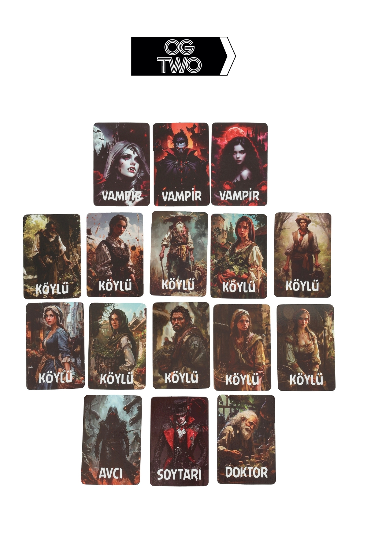 OGTWO Vampir Köylü Özel Kutulu Eğlenceli Grup Oyunu - Vampiri Bulabilecek Misin? - Parti Kutu Oyun fotoğrafı 5 (önizleme)