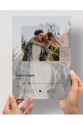 Rosaart Kişiye Özel Spotify Poster | Kişiselleştirilebilir Çerçevesiz Poster ...