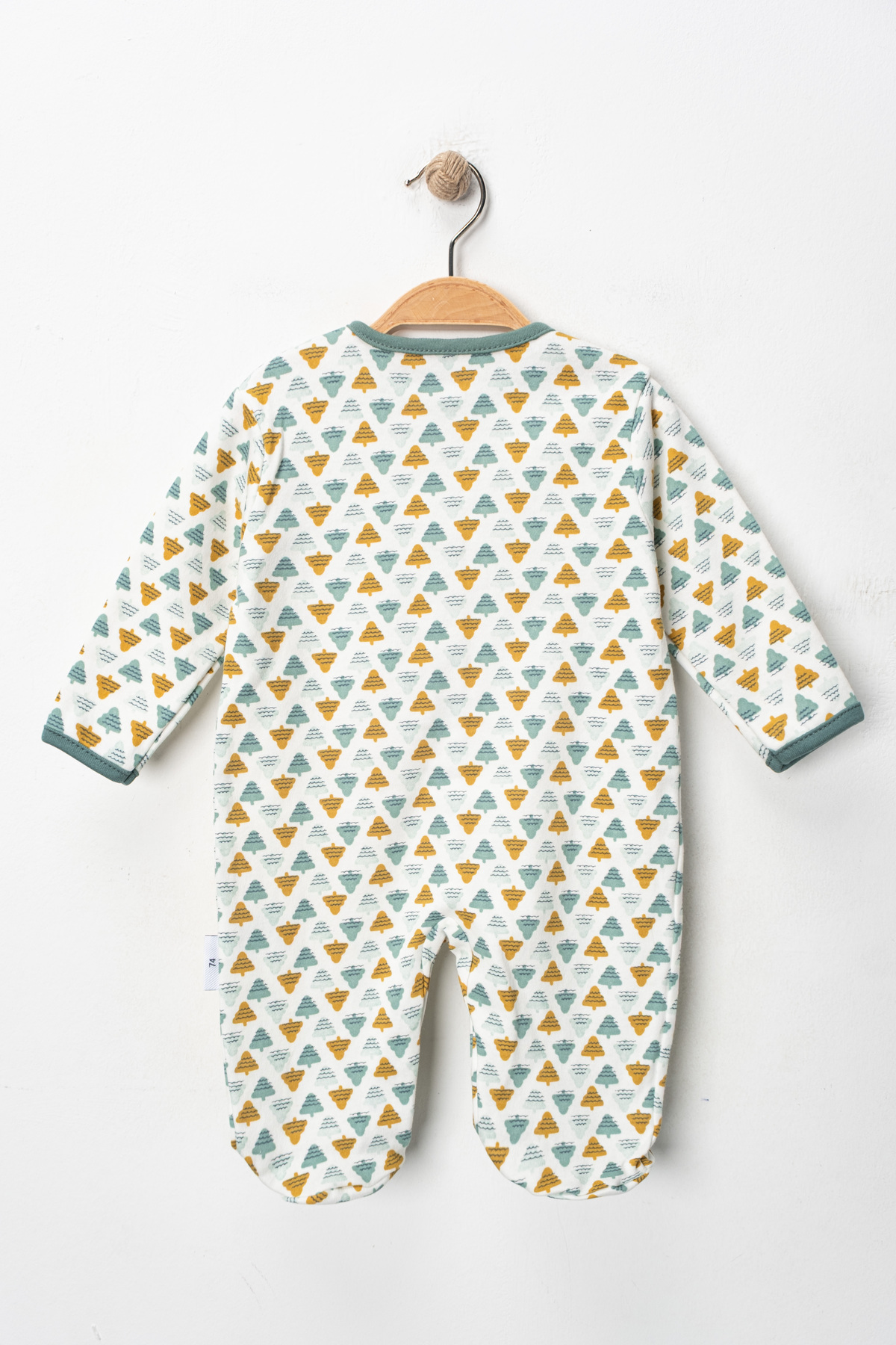 ENİA BABY Desenli Unisex 3 Lü Bebek Tulum Seti fotoğrafı 5 (önizleme)