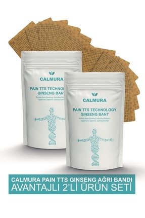 Calmura Hızlı Etkili Doğal Ginseng Ağrı Bandı Uzun Süreli Etki Transdermal Ba...
