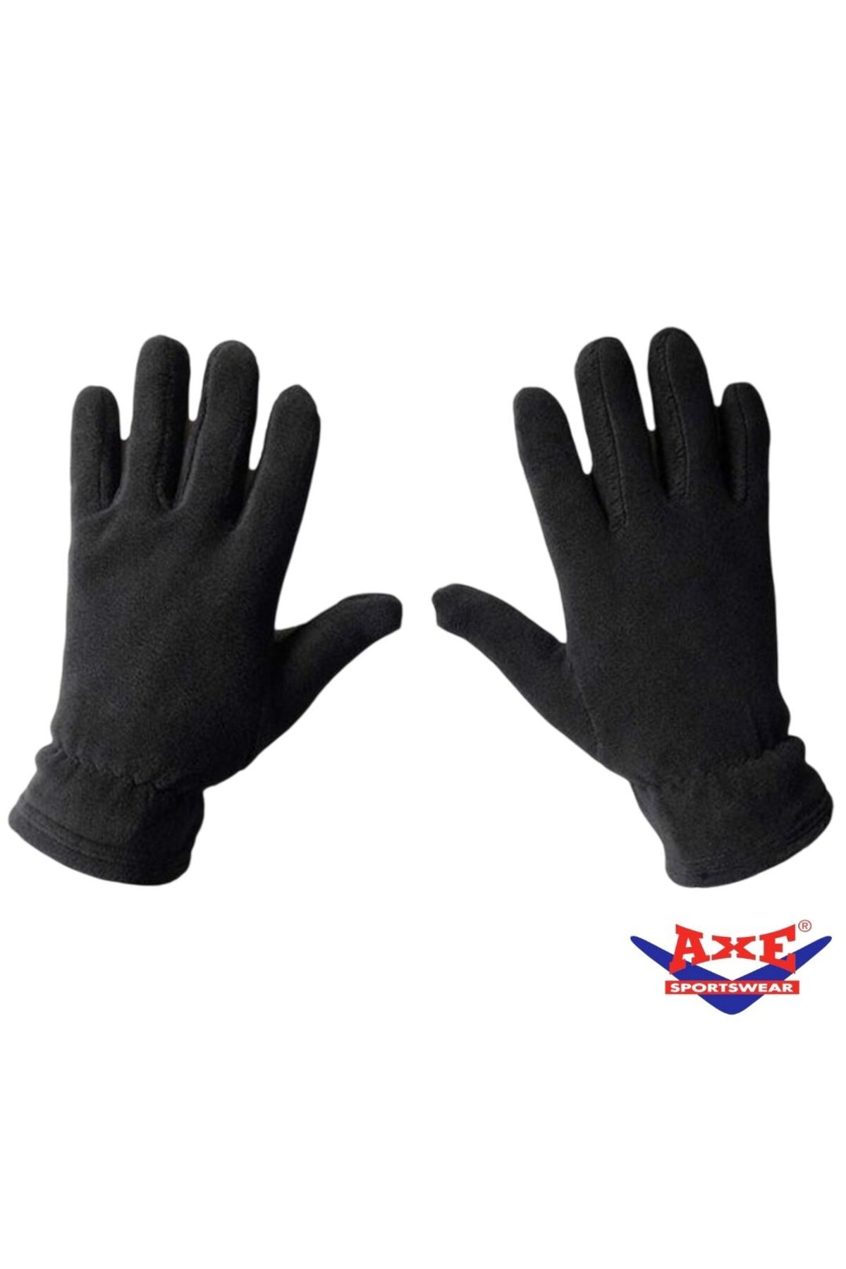 AXE SPORTSWEAR  Erkek Siyah Kışlık Soğuktan Koruyucu Termal Polar Eldiven Gloves - Görsel 3