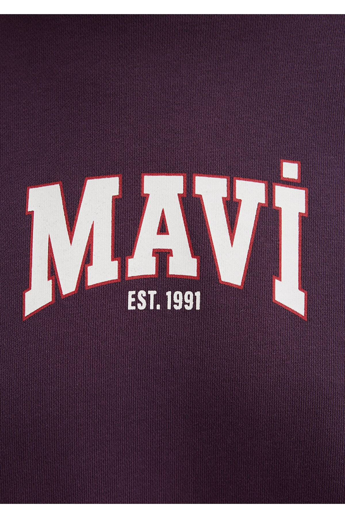 هودی بنفش با چاپ لوگوی Mavi کد 1S10372-70635