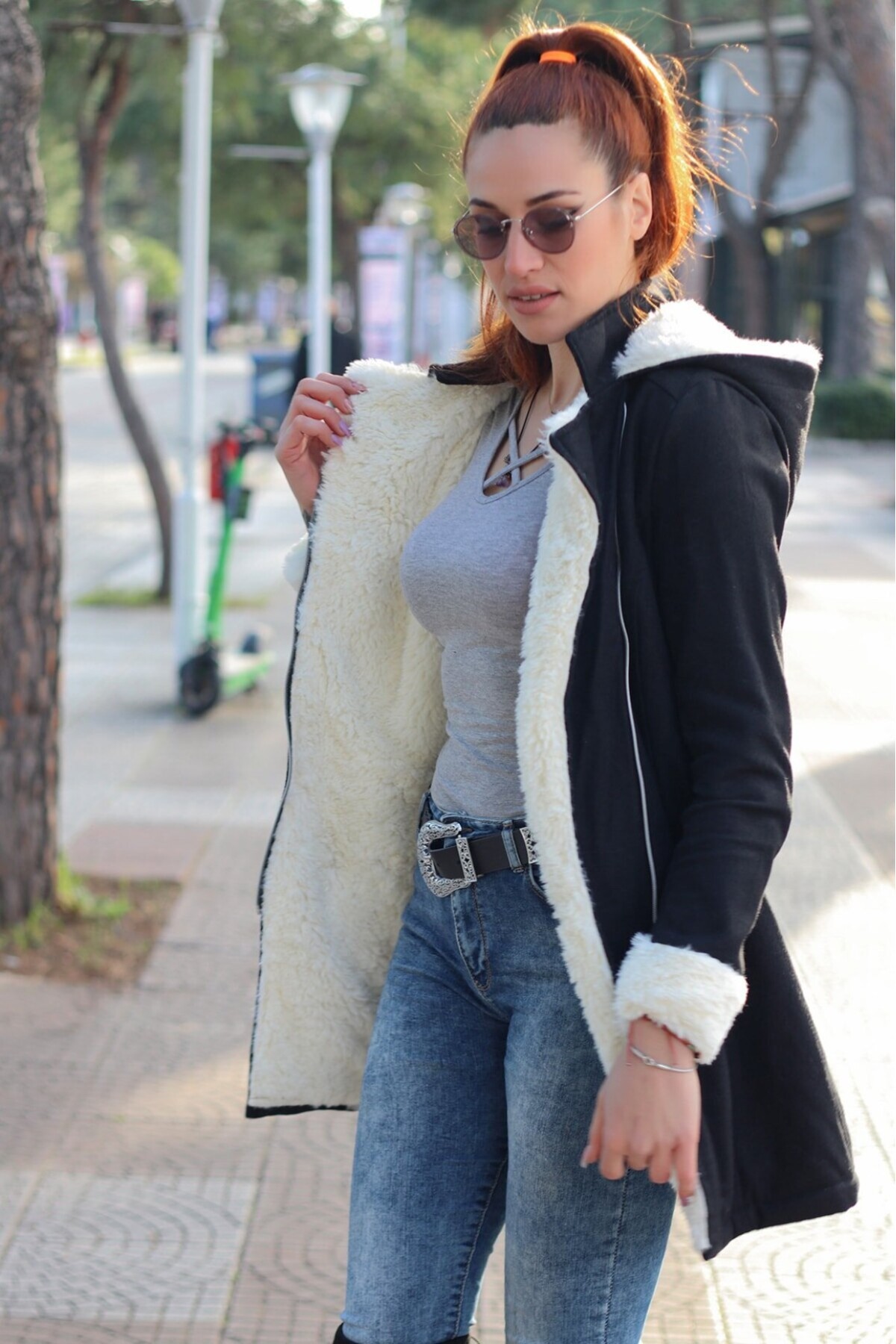 Toridas  Kışlık Günlük Kaşe Kadın Kaban