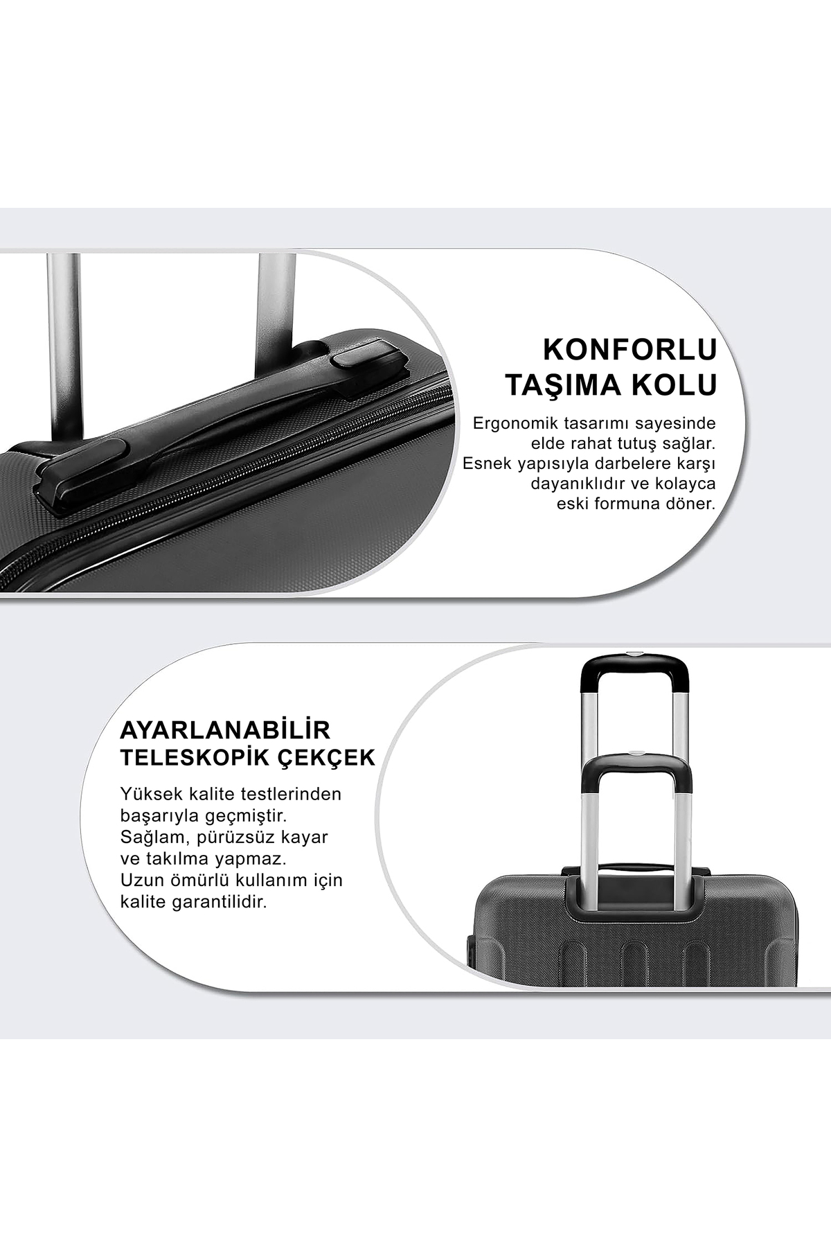 ANTHONY JACKSON  Ultra Hafif ABS Valiz TRION - Görsel 7