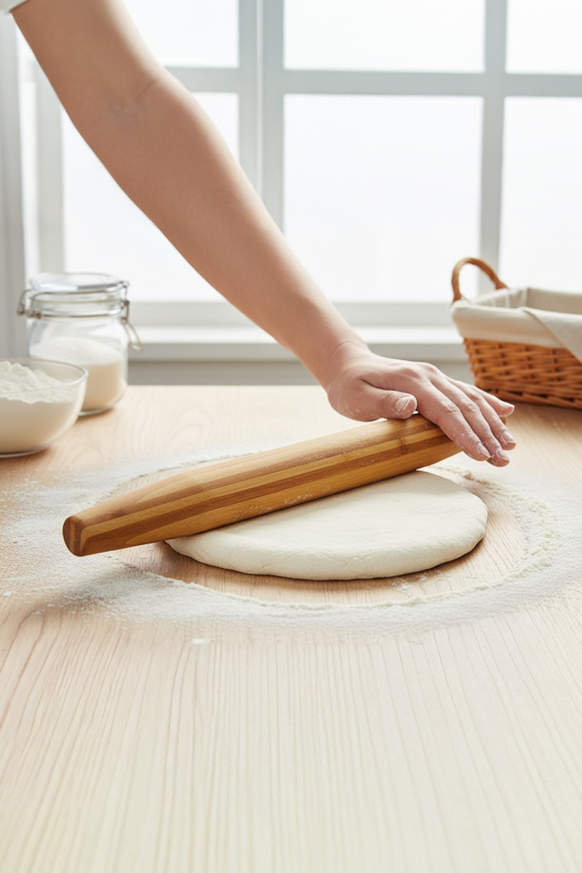 Bambum Cotti Bambu Merdane Hamur Şekillendirici