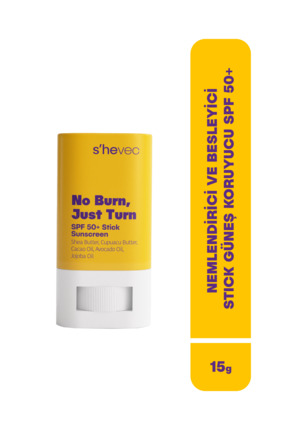 s'hevec Nemlendirici ve Besleyici Vegan Stick Güneş Koruyucu SPF50+ 50 ml No ...