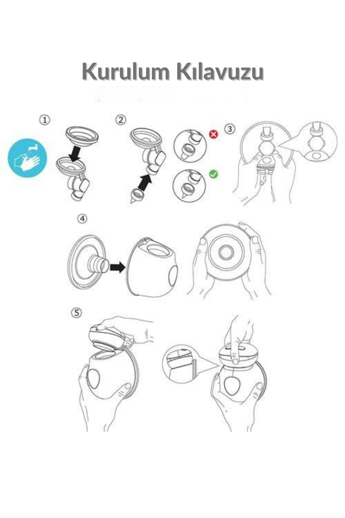 Bebebao P1 240 ML Giyilebilir Elektrikli Süt Sağma Göğüs Pompası fotoğrafı 5 (önizleme)