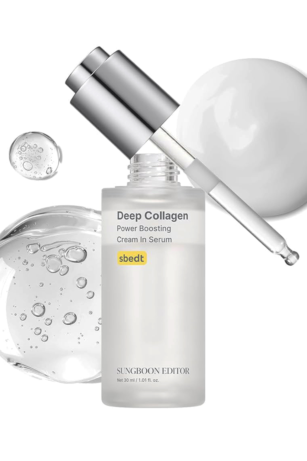 Deep Collagen Power Boosting Cream-Serum/Kolajen İçeren Dolgun ve Glass Skin Etkisi — SEPowerBoostingCreamSerum — تصویر 9 از 9