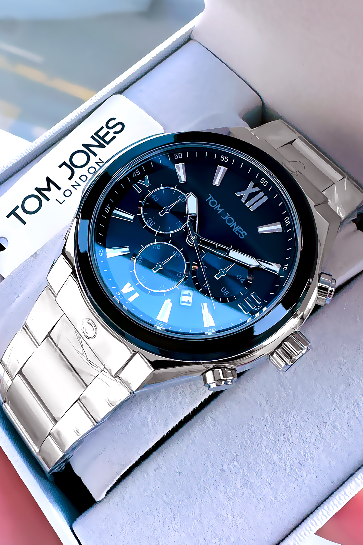 ساعت مچی مردانه، ضدآب تا ۳ اتمسفر، بند فولادی، رنگ نقره‌ای-نقره. Cbk644