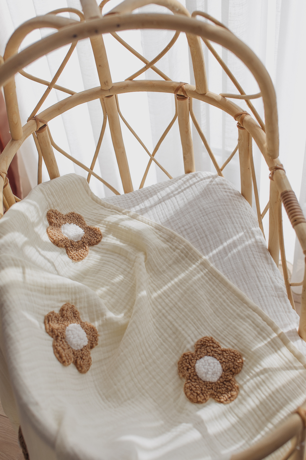 dery baby TAŞIMAK SİHİRDİR 4 Kat Müslin Teddy Papatya Battaniye fotoğrafı 3 (önizleme)