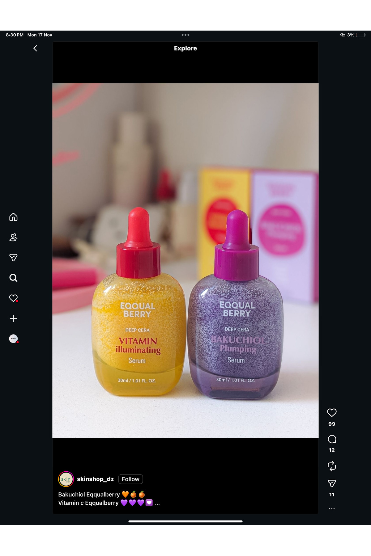 Vitamin C Brightening Serum – C Vitamini Aydınlatıcı Yüz Serumu 30 ml — EQB-VITC-SERUM-30ML — تصویر 3 از 5