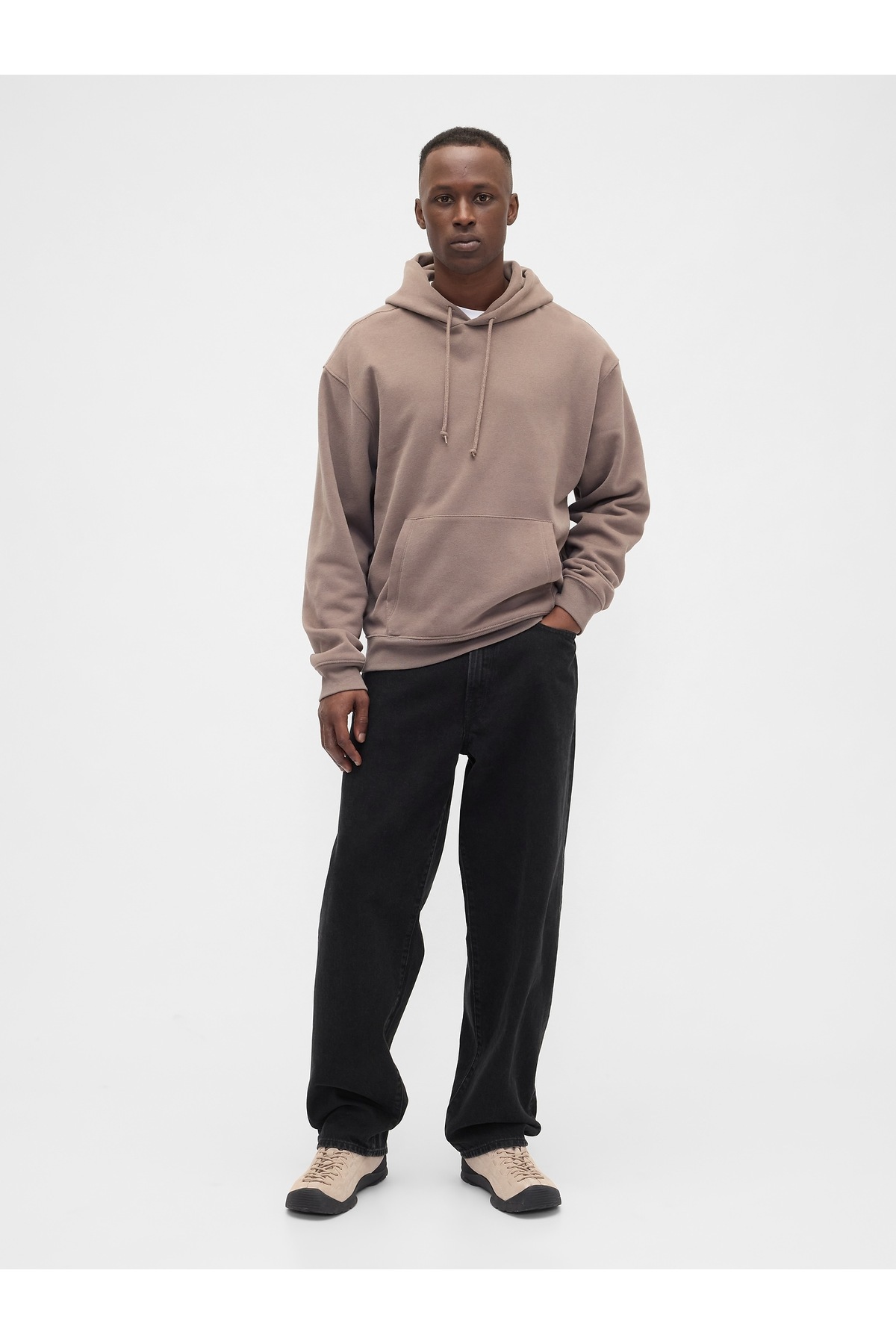 گپ شلوار جین گشاد مشکی مردانه