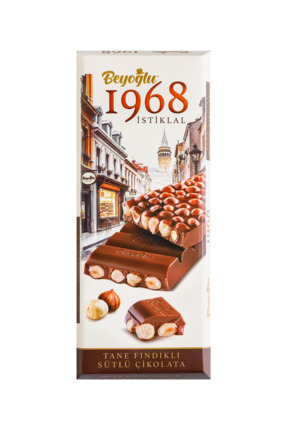 Beyoğlu Çikolata Beyoğlu 1968 İstiklal Tane Fındıklı Çikolata 175 Gr.