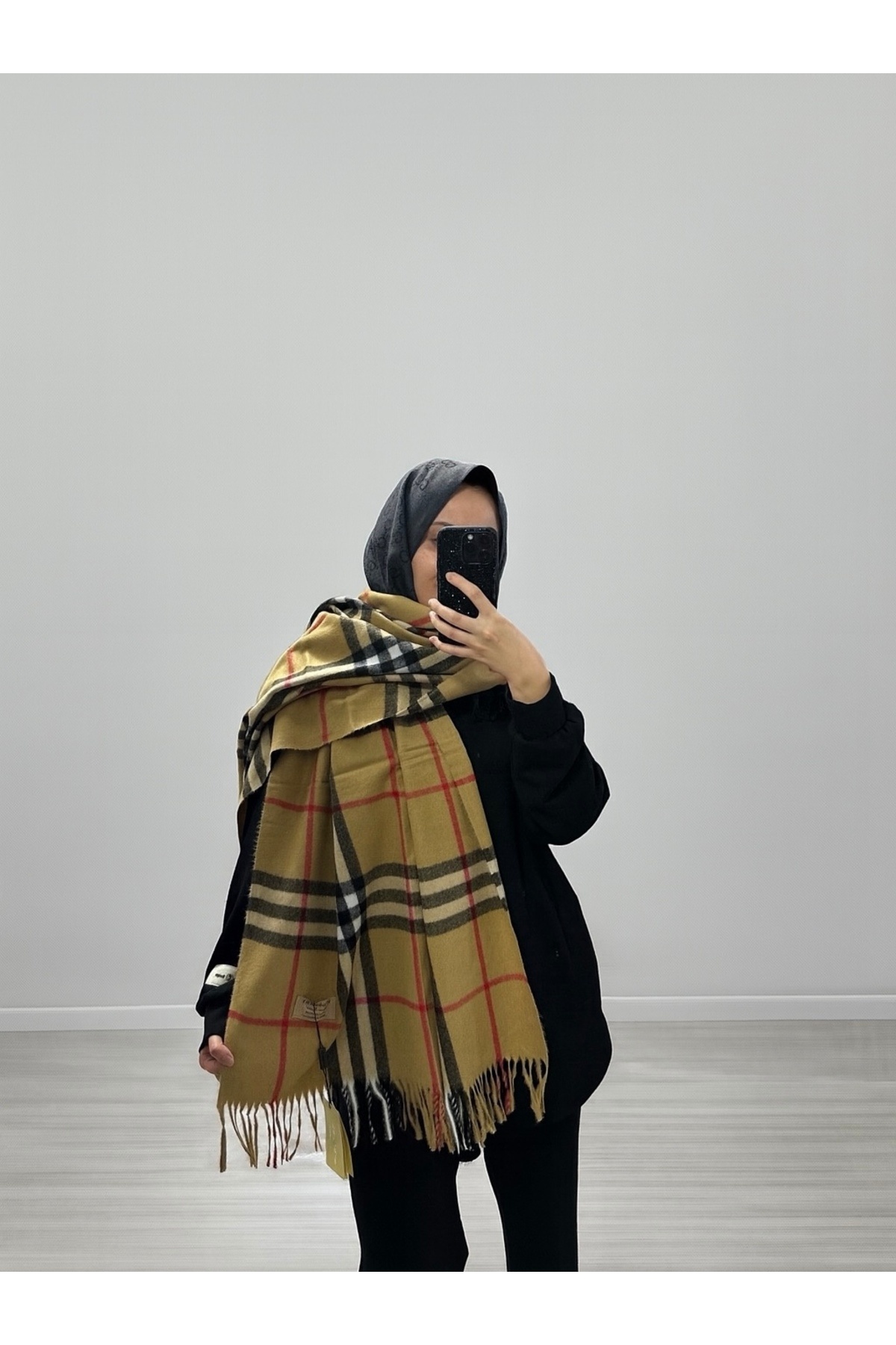 LAND SCARF Kaşmir Şal(geniş) görsel 2