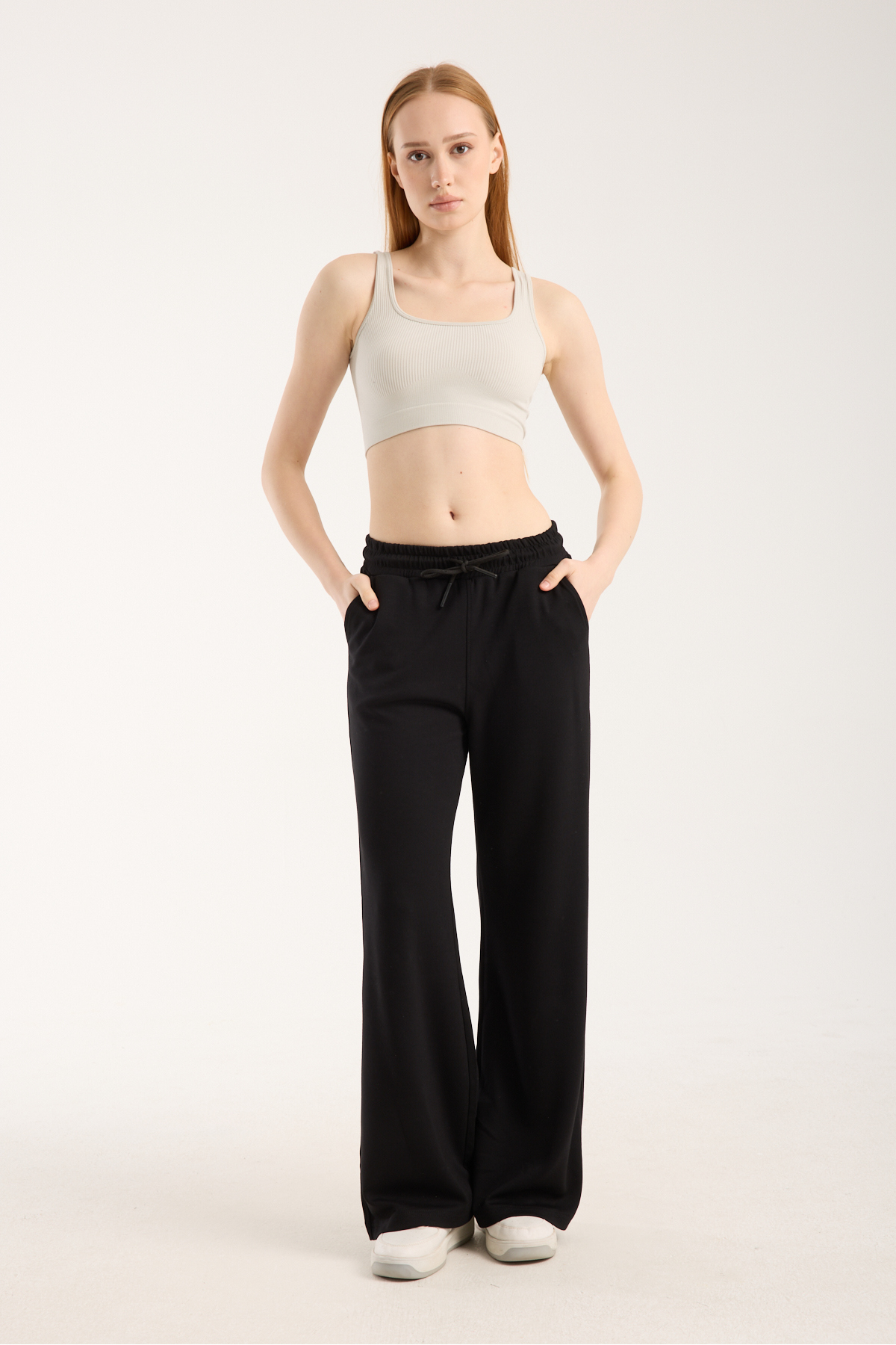 KAPHONE  Kadın Modal Geniş Paça Eşofman Altı - Görsel 2