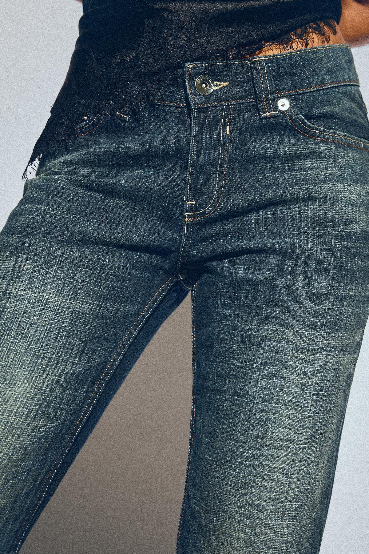 Bershka  Düşük bel baggy fit çan paça jean - Görsel 5