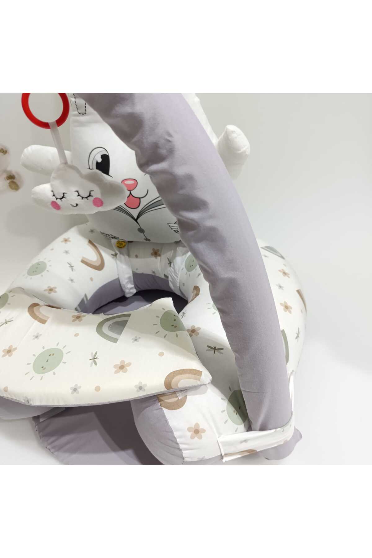 JULYA KİDS Oyuncaklı Bebek Destek Oturma Minderi Sırt Destekli Oturmak Öğrenme Koltuk fotoğrafı 2 (önizleme)