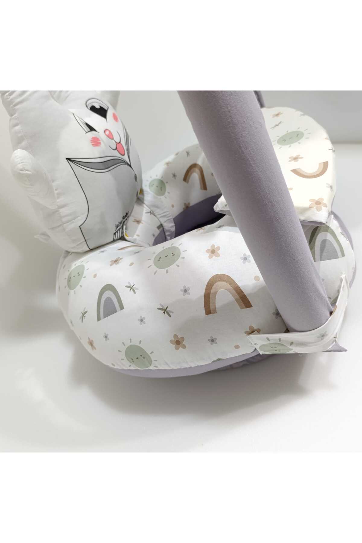 JULYA KİDS Oyuncaklı Bebek Destek Oturma Minderi Sırt Destekli Oturmak Öğrenme Koltuk fotoğrafı 5 (önizleme)