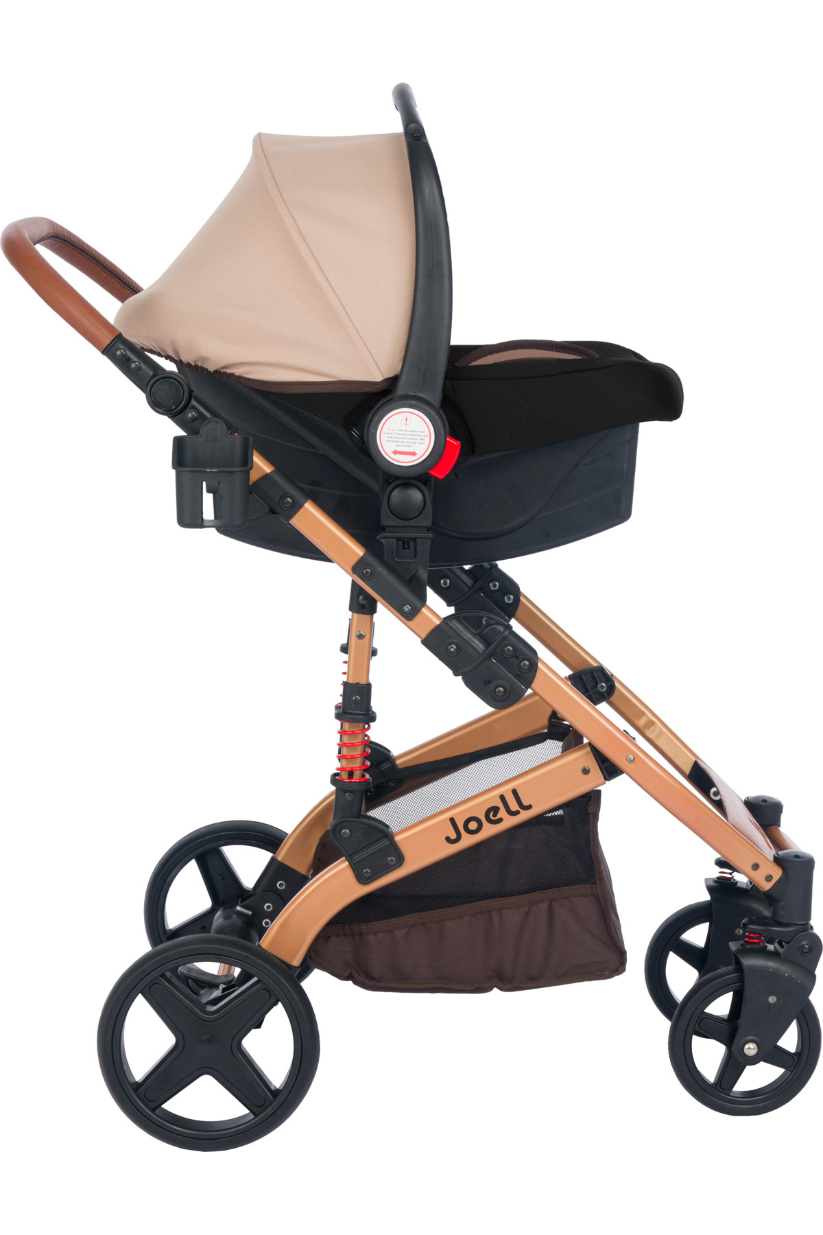 Joell Truva 1712 Travel Sistem Bebek Arabası Kahve fotoğrafı 6 (önizleme)