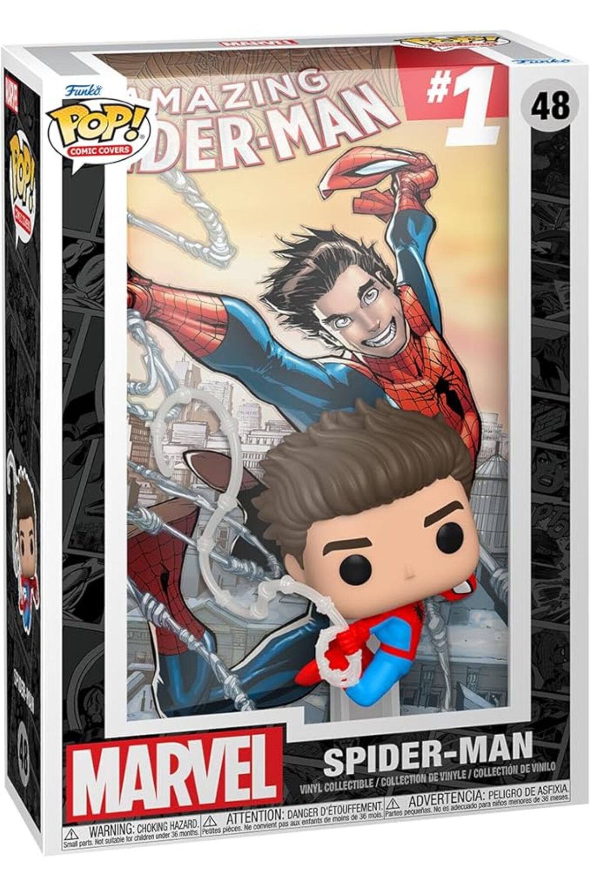 FAB　Iander Marvel Cold Foil UPR 初版 Genel Markalar Pop! Çizgi Roman Kapak: Marvel - İnanılmaz Örümcek