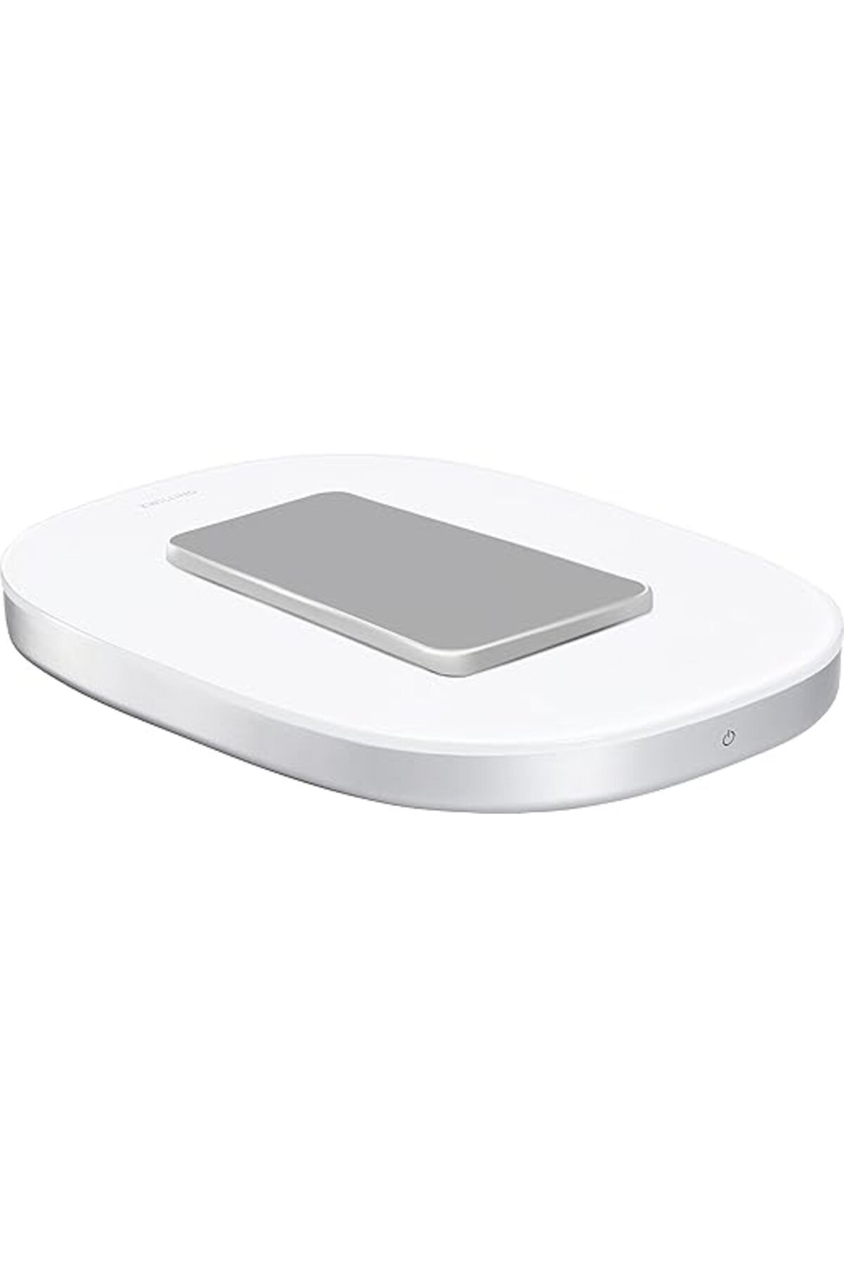 yenibagshop ENFINIGY İndüksiyon Şarj Fonksiyonlu Dijital Terazi, LCD Ekran, 10 kg'a Kadar Ağırlık, Gümüş