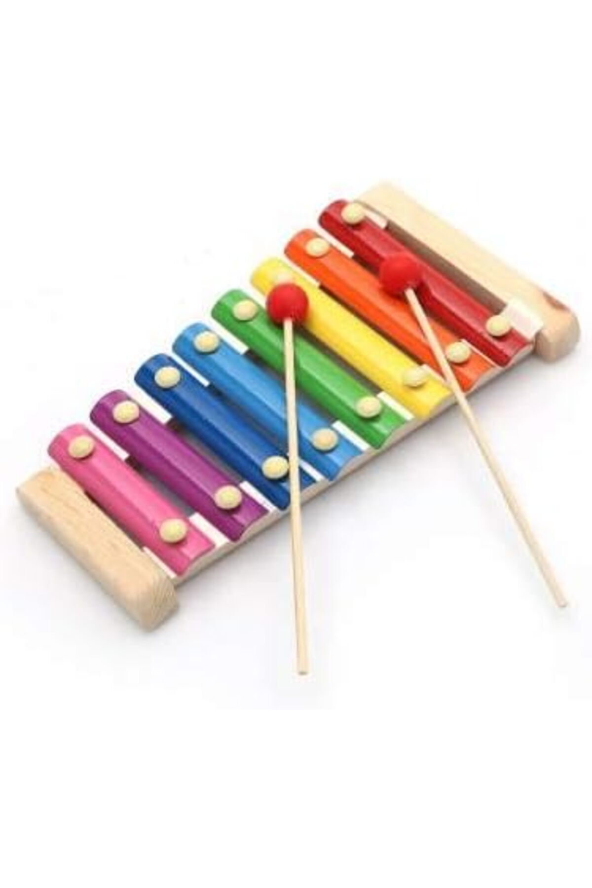 salesalbutik Ahşap Selefon 8 Nota 8 Ton 8 Tuşlu Ahşap Selefon - Oyuncak Ahşap Selefon Oyun