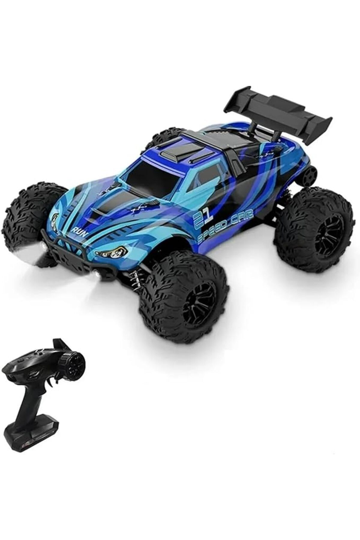 salesalbutik Kumandalı 50 Km/Hız Yapan RC Araba, SUV 4X4 Full İç Metal Kasa Şarjlı Fonksiyonlu Dev Araba