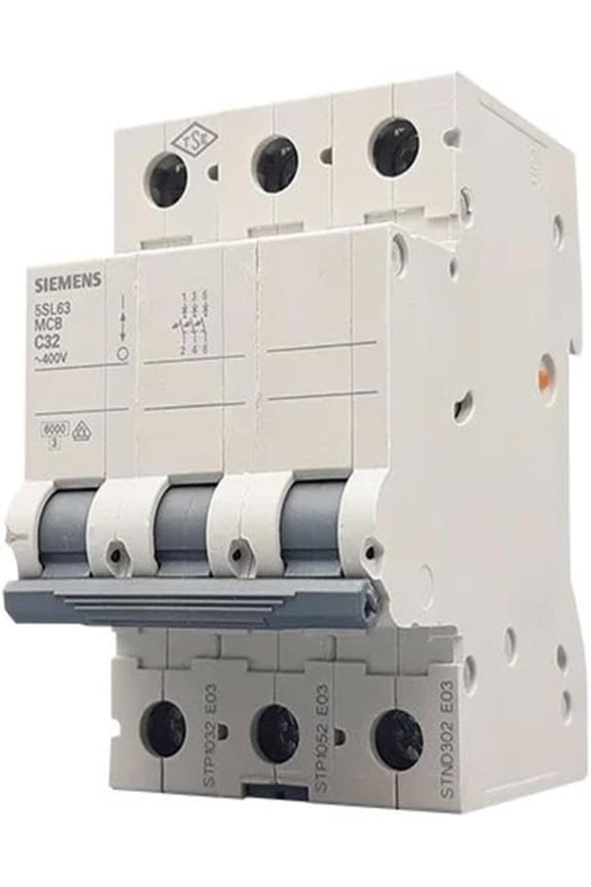 SoyluhanStore 32A; 3 FAZLI; 5SL Classic ANAHTARLI OTOMATİK SİGORTA; 6kA; C TİPİ; YAVAŞ KARAKTERLİ