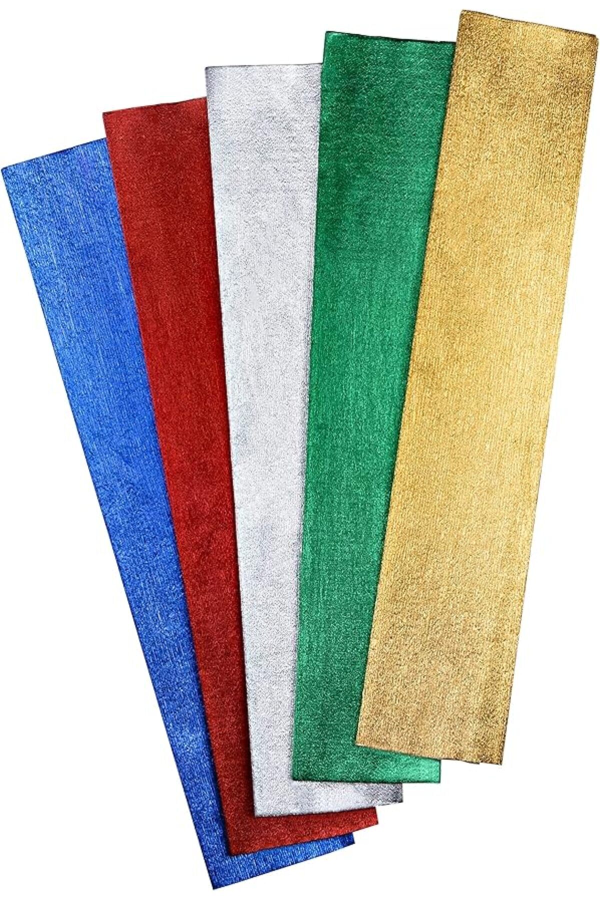 SoyluhanStore Color NC-347 Grapon Kağıdı Metalik 5'li Set