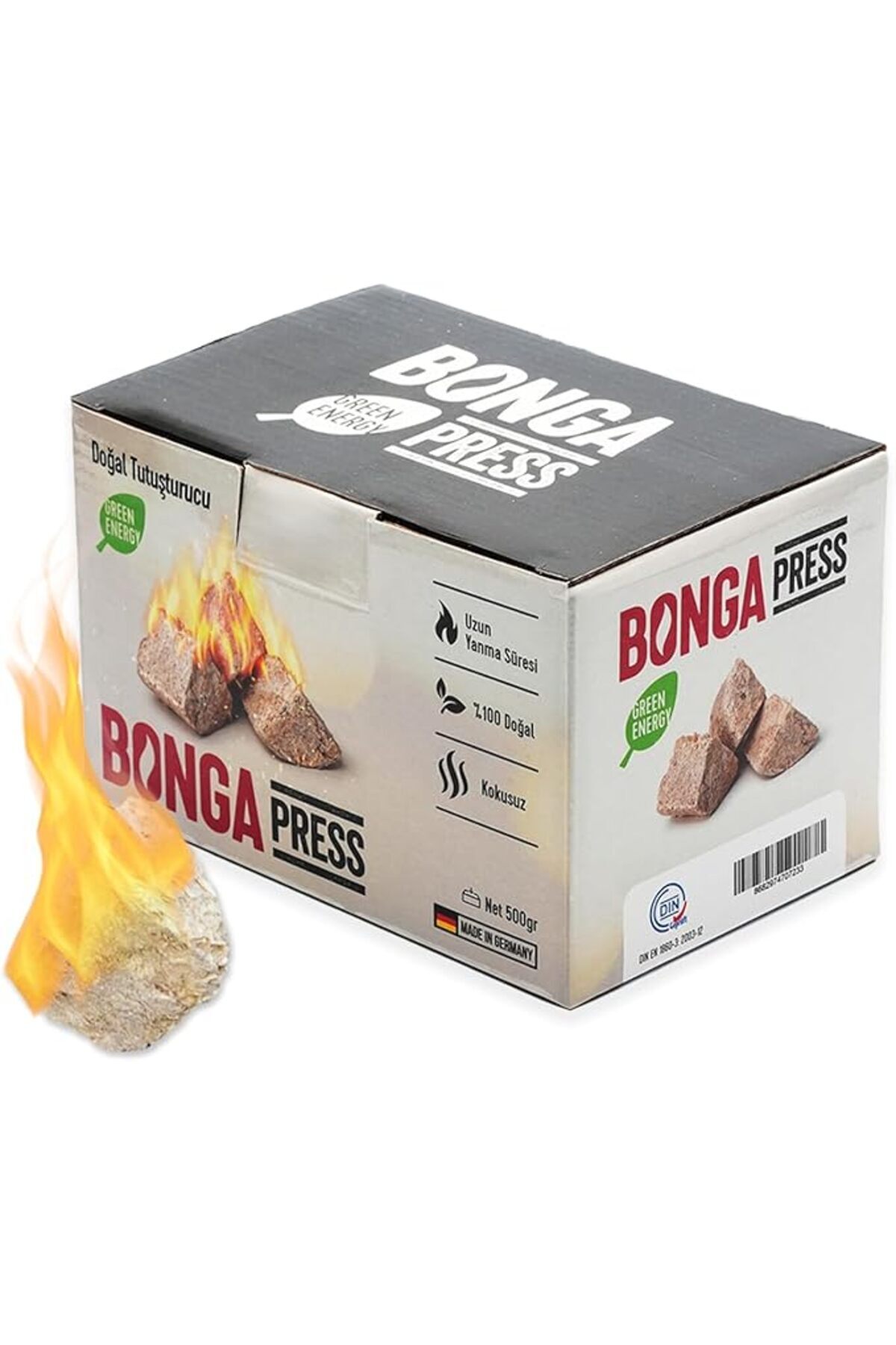 salesalbutik Soba, Şömine, Mangal Tutuşturucu 35 Adet 500 gr - Jel Ve Çıra Alternatifi Doğal Odun Yünü Press