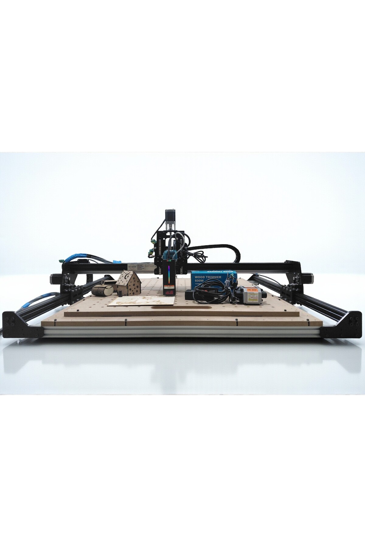 zetcarve -E-SaT M5 MasaÜstü Cnc 2'si 1 Arada 40 Wat Optik Lazer +