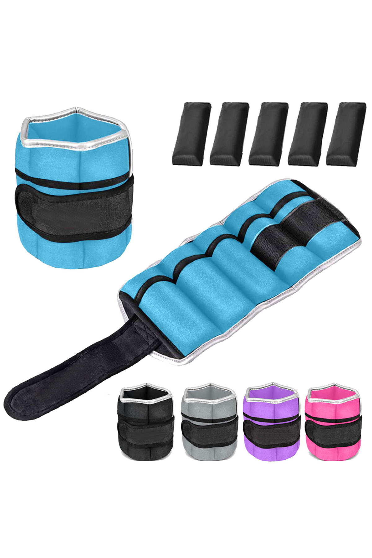 Joints Ayarlanabilir El-Ayak Bilekliği (Kum) 3 Kg - 1 Çift