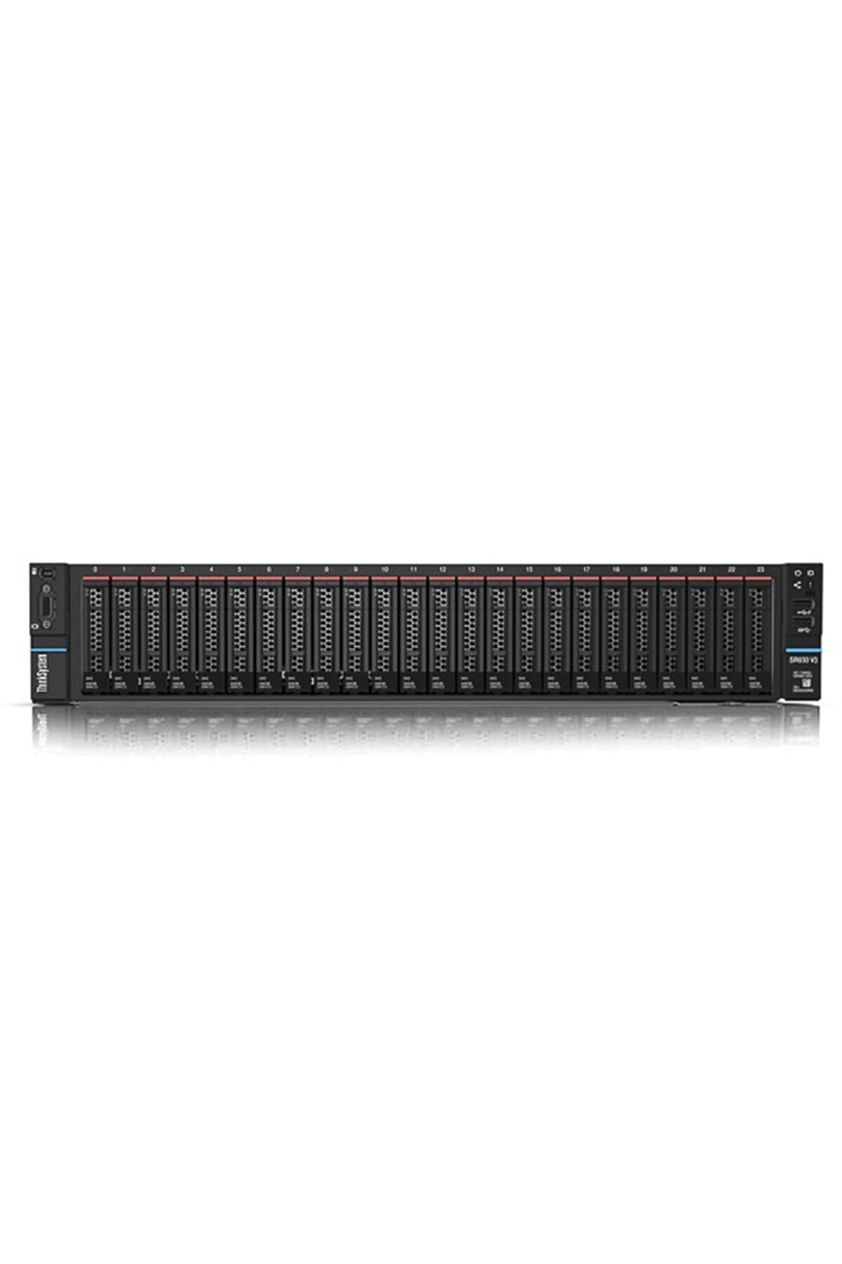 LENOVO ThinkSystem SR650 V3 7D76A065EA005 S-4510 64GB 4x480SSD 1x1100W 2U Rack Sunucu