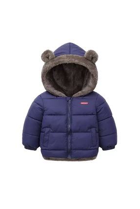 melisam.msg Kız Erkek Çocuk Kış Kalın Sevimli Peluş Mont