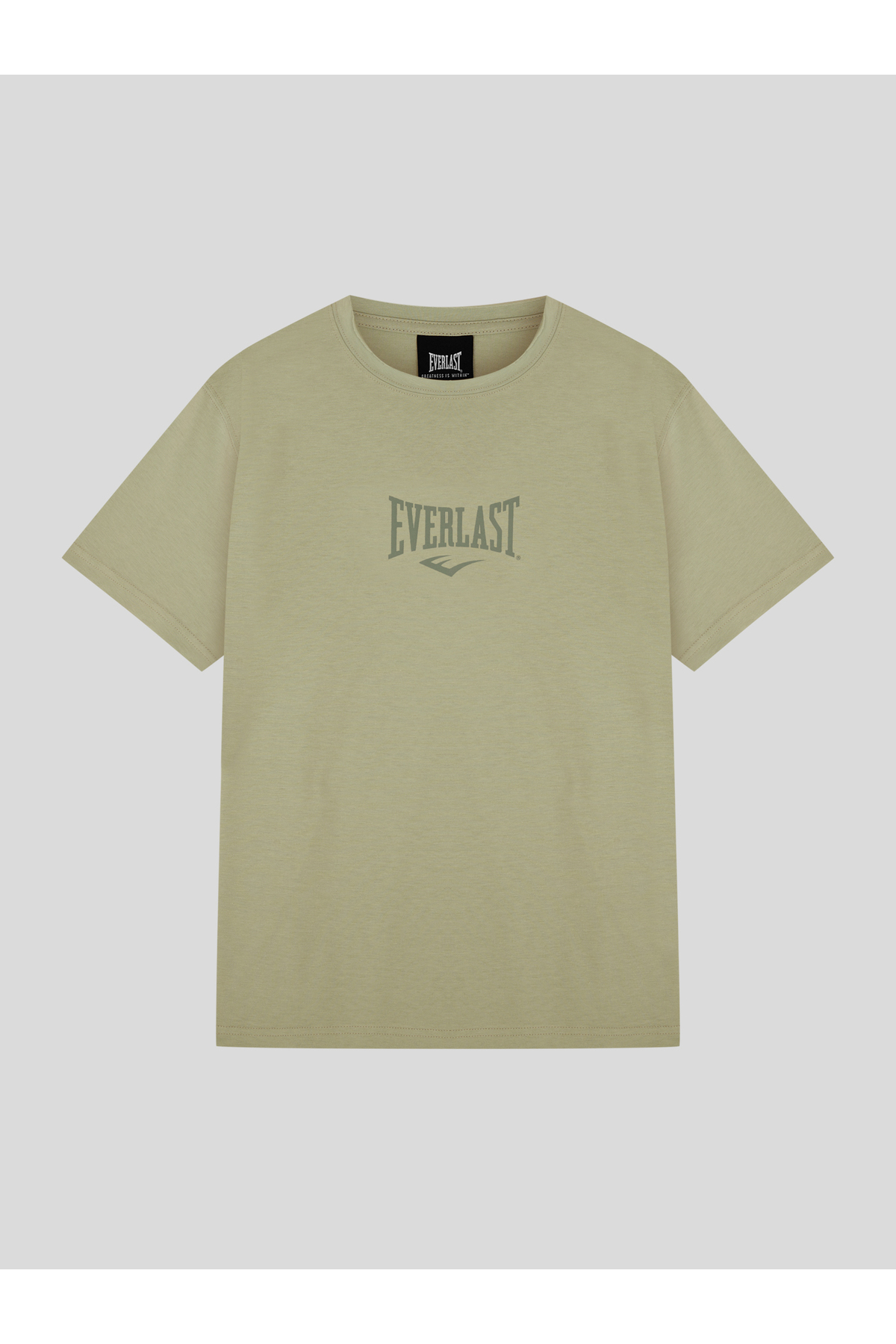 EVERLAST Comp Logo Regular Kesik Yaka Çay Yeşili Erkek Tişört