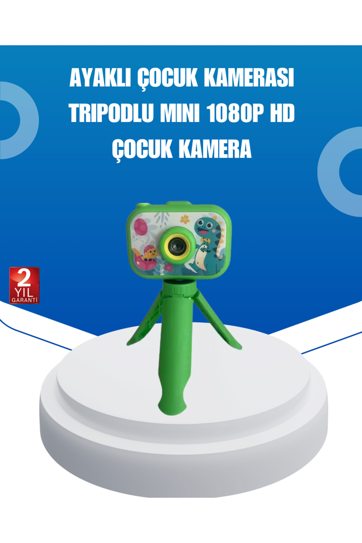 TeknoKesgin KESGİN MARKET ® Kreatif Vlog Kamerası – 3-12 Yaş İçin Güvenli ve Renkli Tasarım