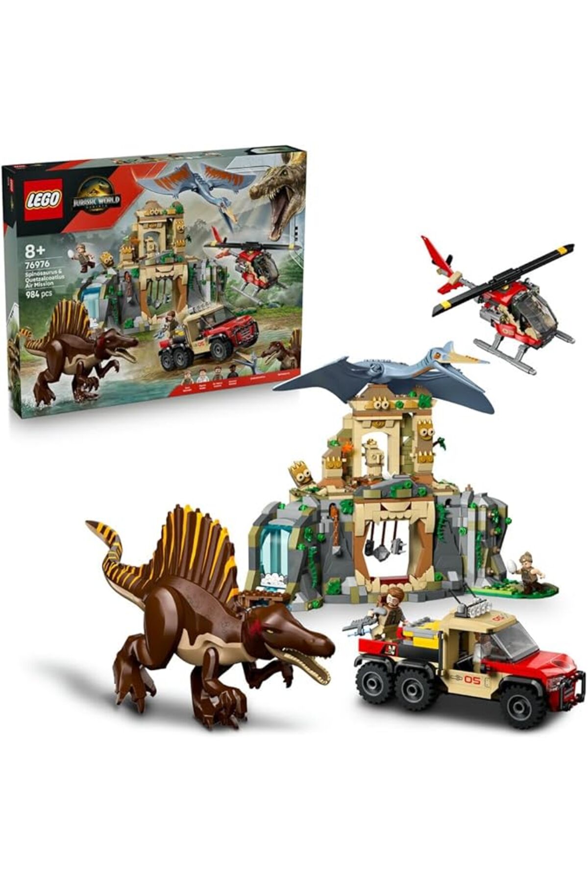 دنیای ژوراسیک: اسپینوسوروس و کوتزالکواتلوس – مأموریت هوایی