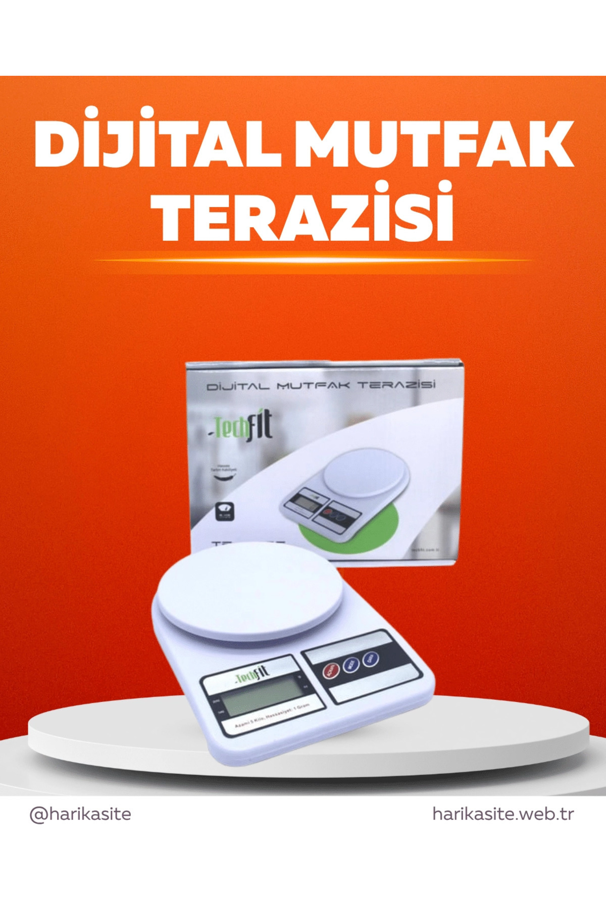 Lisinya BFS Pratik ve Şık Tasarımıyla Dijital Mutfak Tartısı