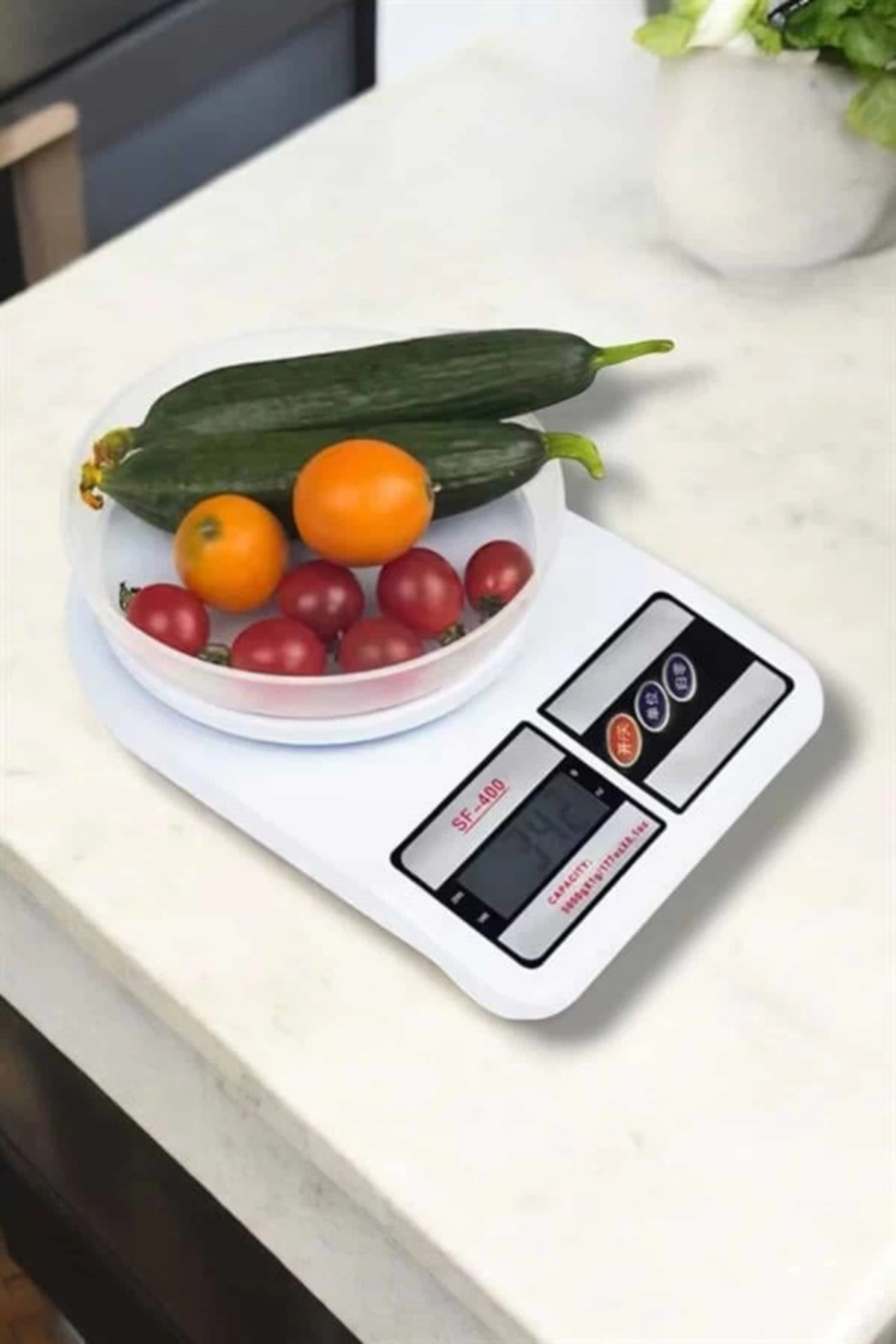 Lisinya BFS Net LCD Ekran ve Otomatik Kapanma Özelliği ile Uzun Ömürlü Dijital Mutfak Tartısı